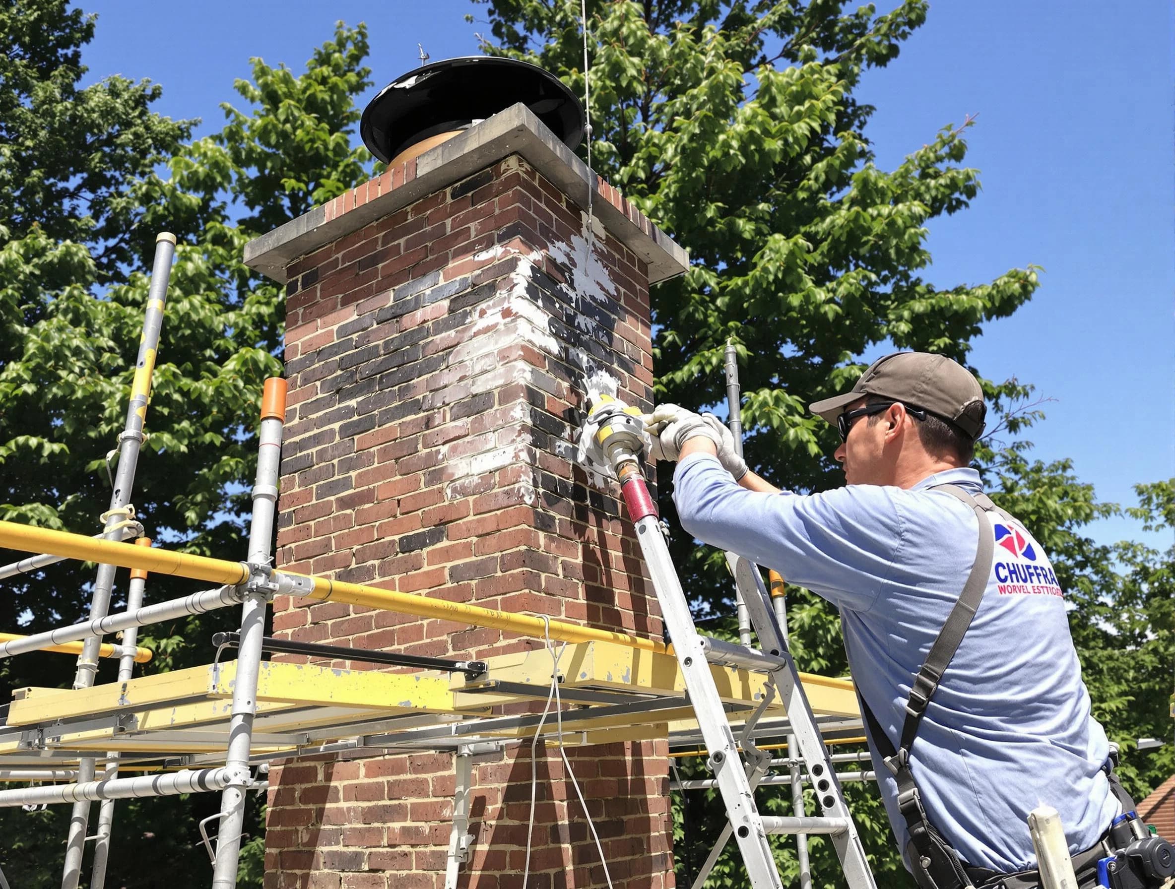 Structural chimney repair by Woodbridge Chimney Sweep in Woodbridge, NJ