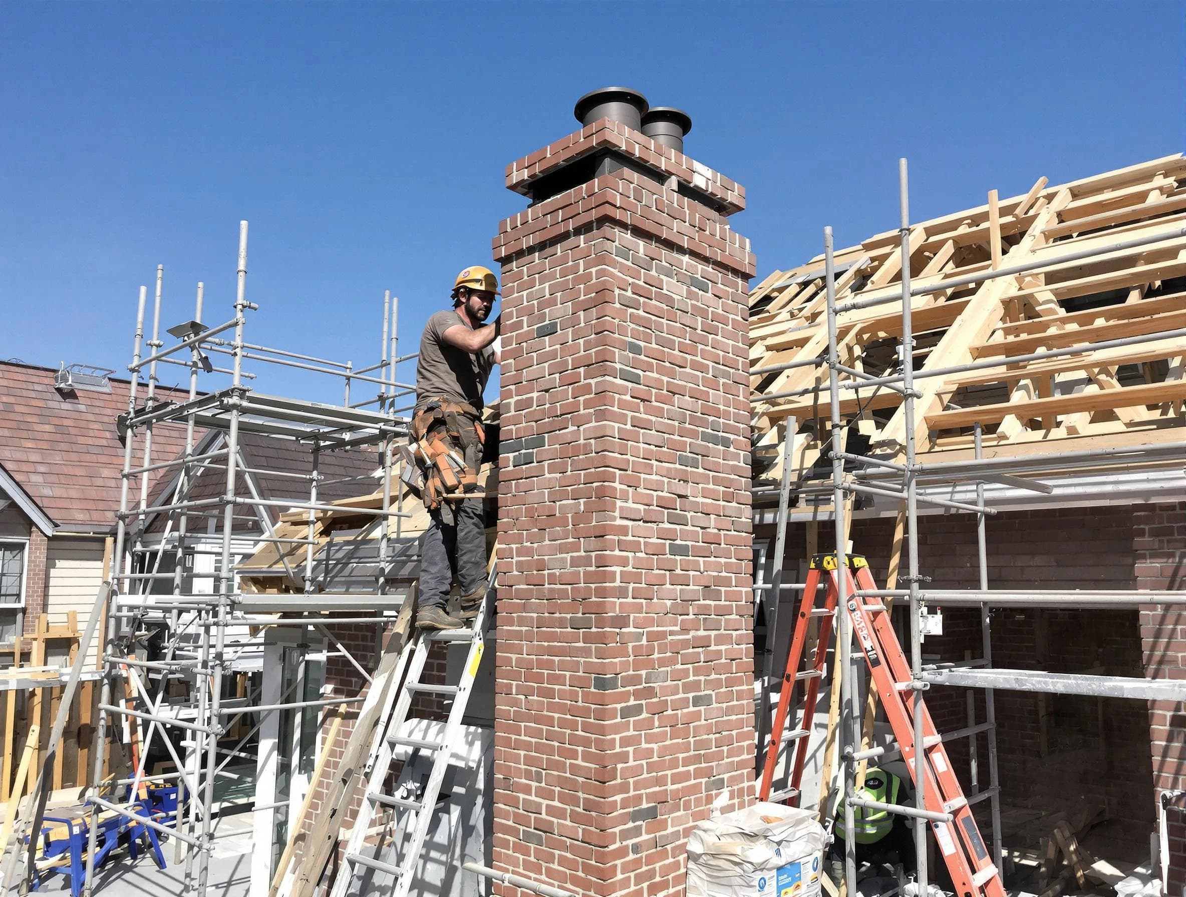 New chimney installation completed by Woodbridge Chimney Sweep in Woodbridge, NJ