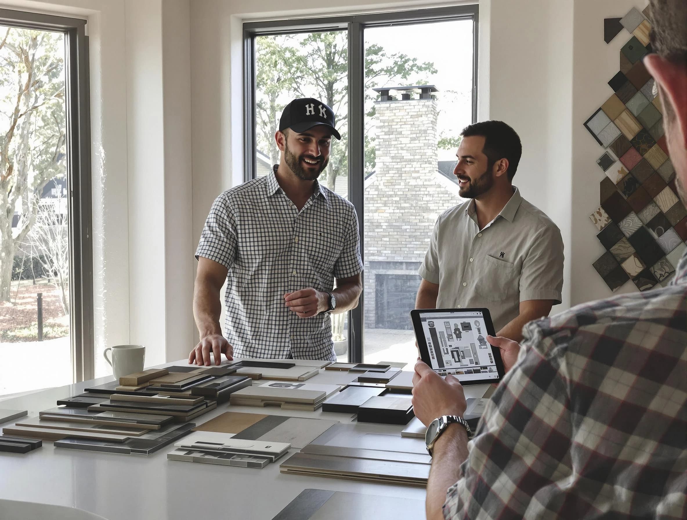 Woodbridge Chimney Sweep remodeling a chimney and fireplace in Woodbridge, NJ