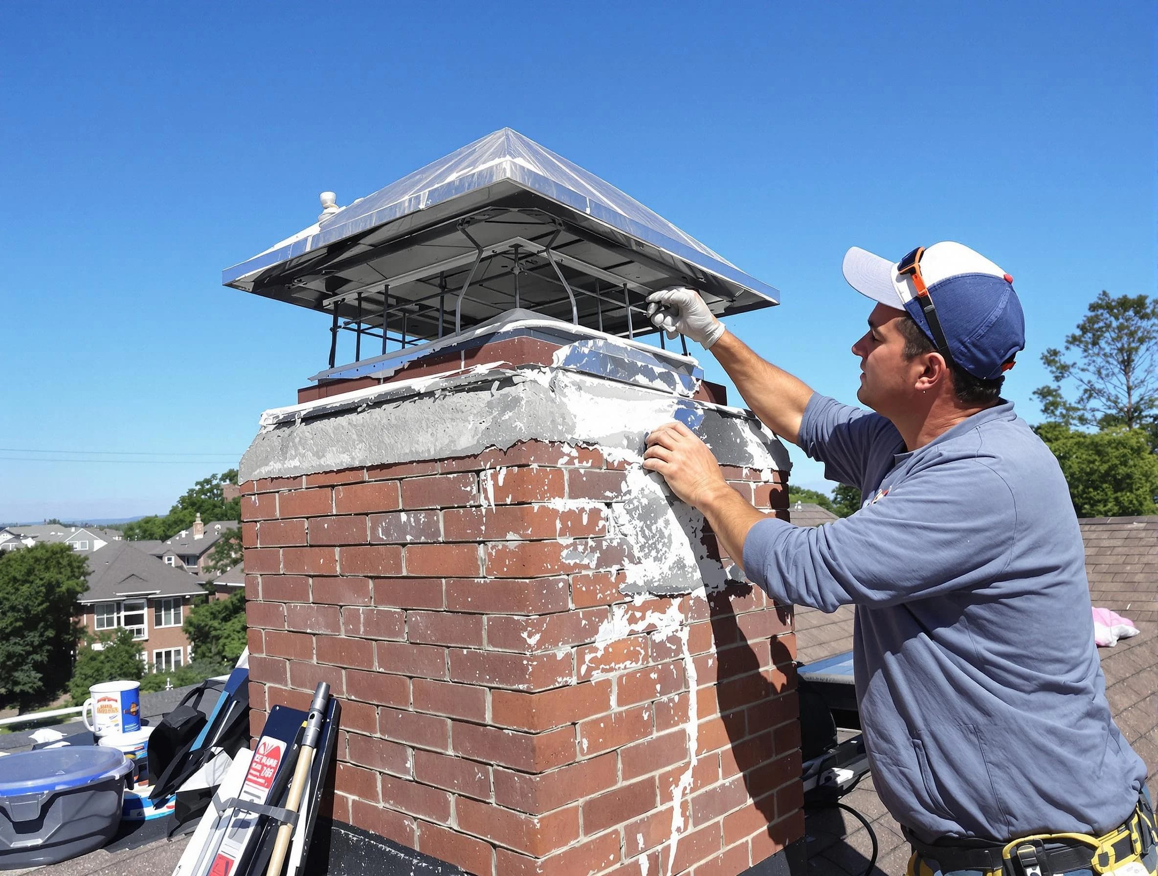 Chimney Crown Services service in Woodbridge, NJ